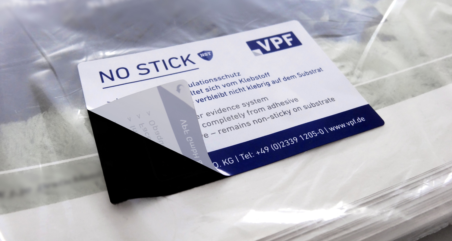 VPF No Stick and Inkjet Label VPF No Stick and Inkjet Label