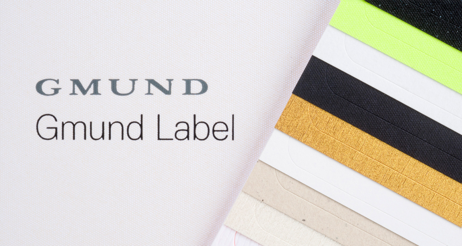 VPF Gmund Label exclusive paper based self-adhesive labelstocks VPF Gmund Label exclusive paper based self-adhesive labelstocks