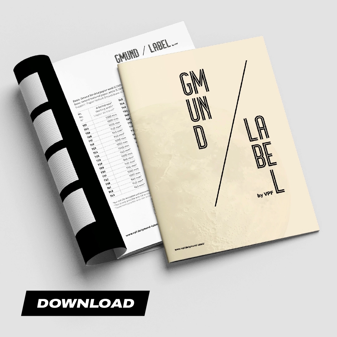 Gmund Label by VPF – Katalog / Catalog / Catalogue