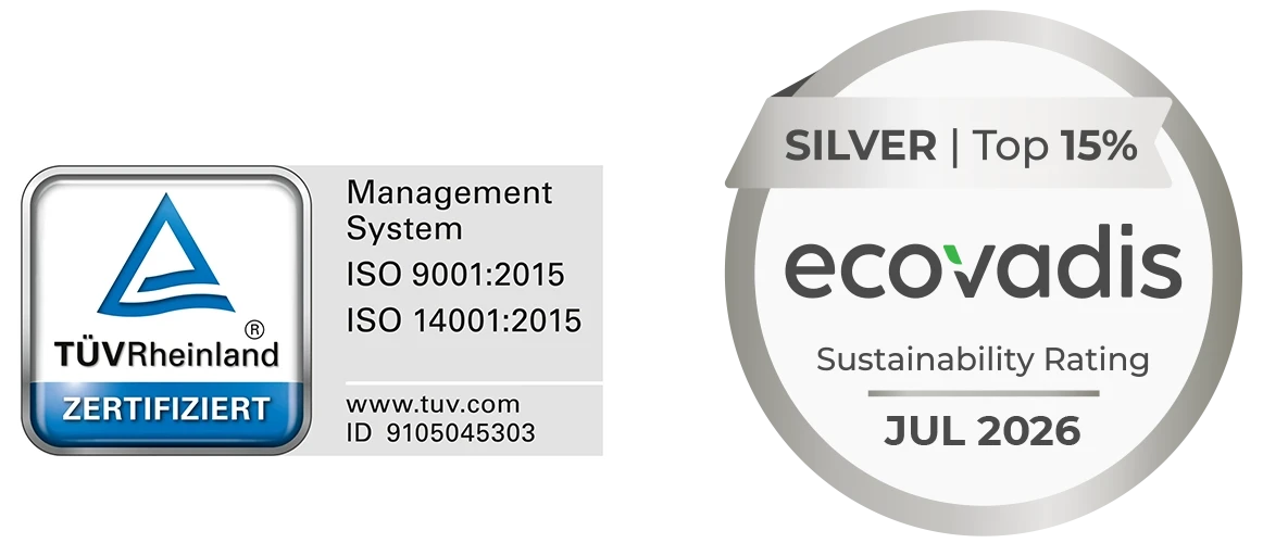 TÜV und ecovadis silver